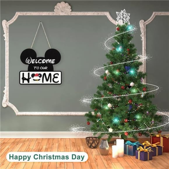 Mouse Interchangeable Seasonal Welcome Door Sign for Front Door Decor - Picture 7 of 7